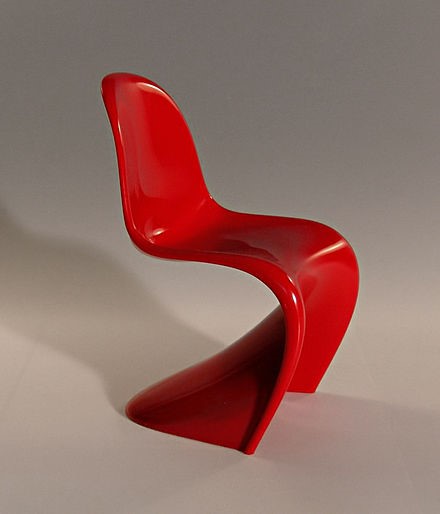 This stackable chair by Verner Panton was a big hit in the 1960s.