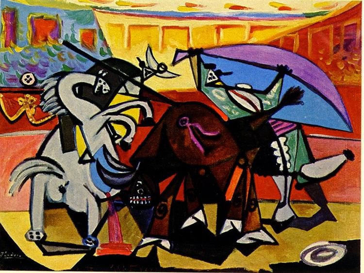 Picasso’s A Bullfight. Photo courtesy of Wikiart.org.