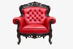 A Victorian Era chair: the fancier the better. 